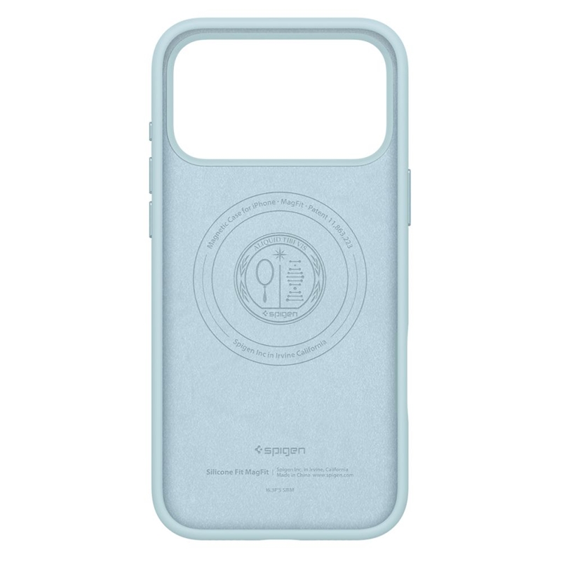 Spigen Silicone Fit Mag MagSafe - Etui do iPhone 17 Pro Max (Mute Blue)