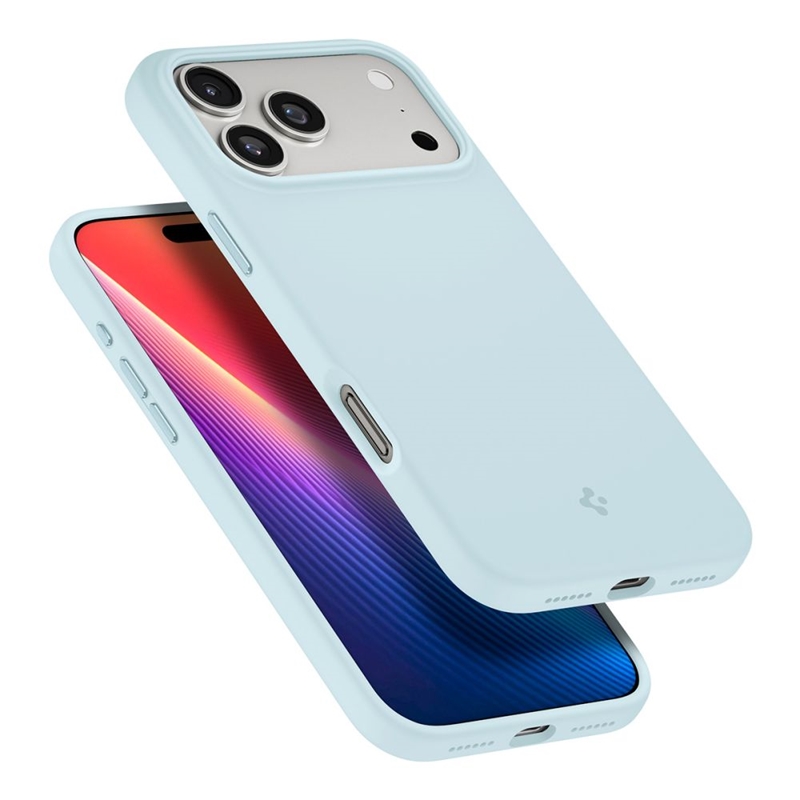 Spigen Silicone Fit Mag MagSafe - Etui do iPhone 17 Pro Max (Mute Blue)