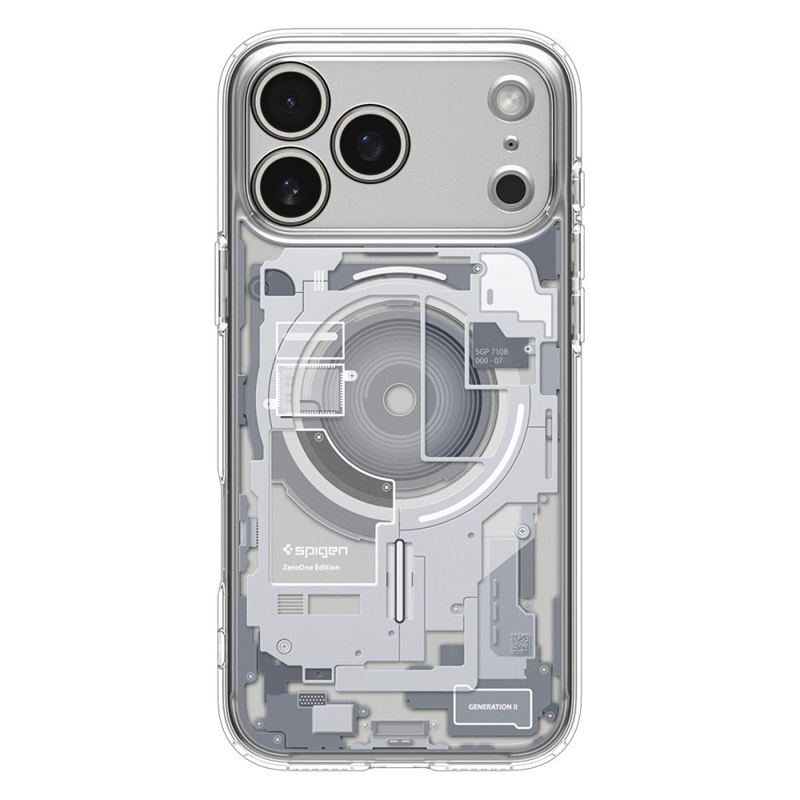Spigen Ultra Hybrid Mag MagSafe - Etui do iPhone 17 Pro Max (Zero One White)