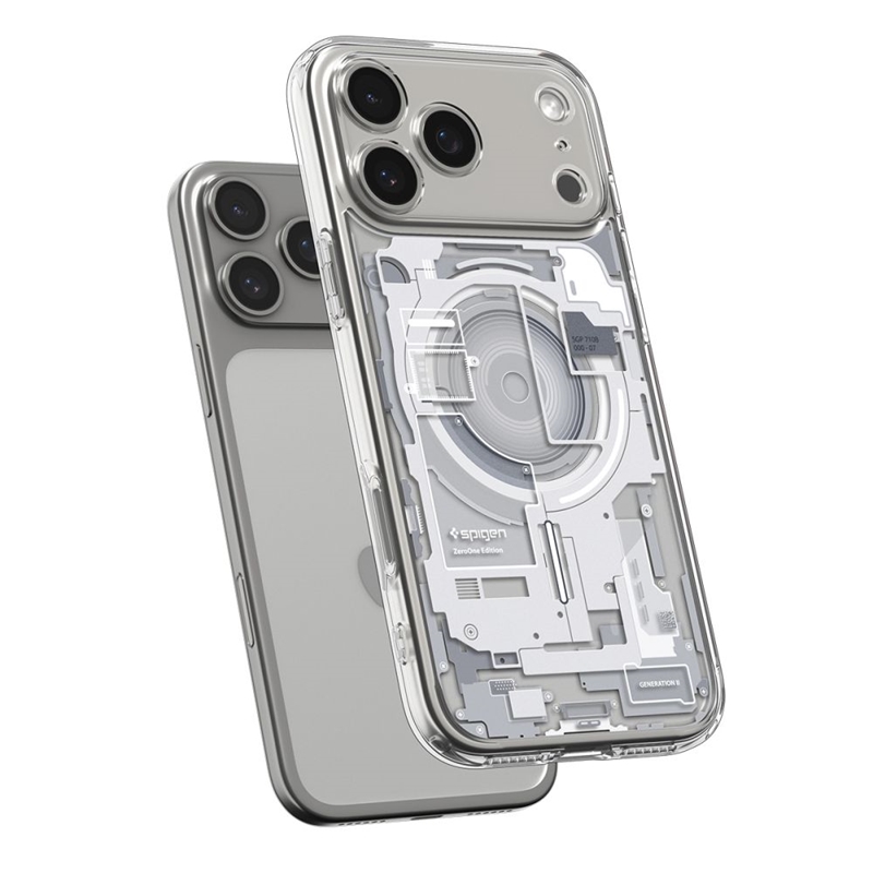 Spigen Ultra Hybrid Mag MagSafe - Etui do iPhone 17 Pro Max (Zero One White)