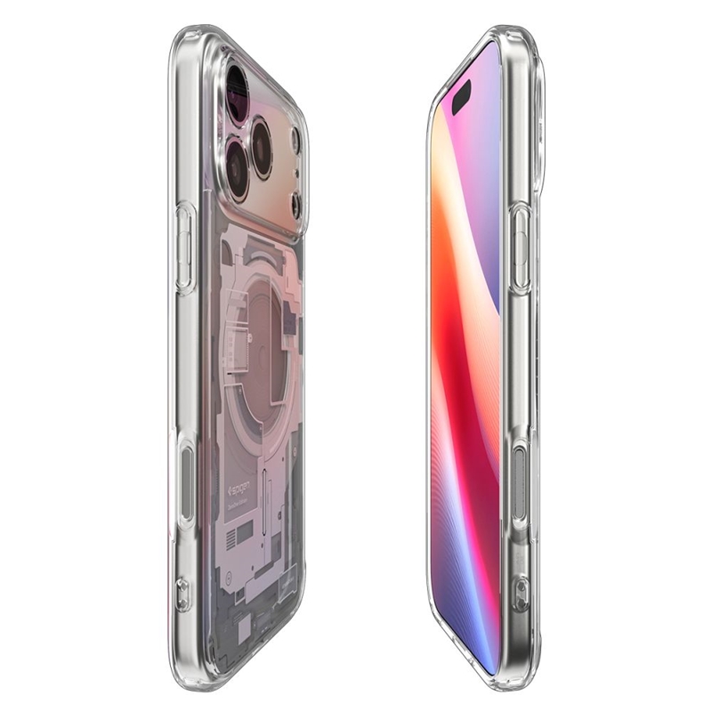 Spigen Ultra Hybrid Mag MagSafe - Etui do iPhone 17 Pro Max (Zero One White)