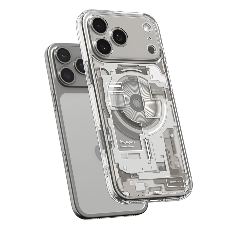 Spigen Ultra Hybrid Mag MagSafe - Etui do iPhone 17 Pro Max (Zero One Natural Titanium)