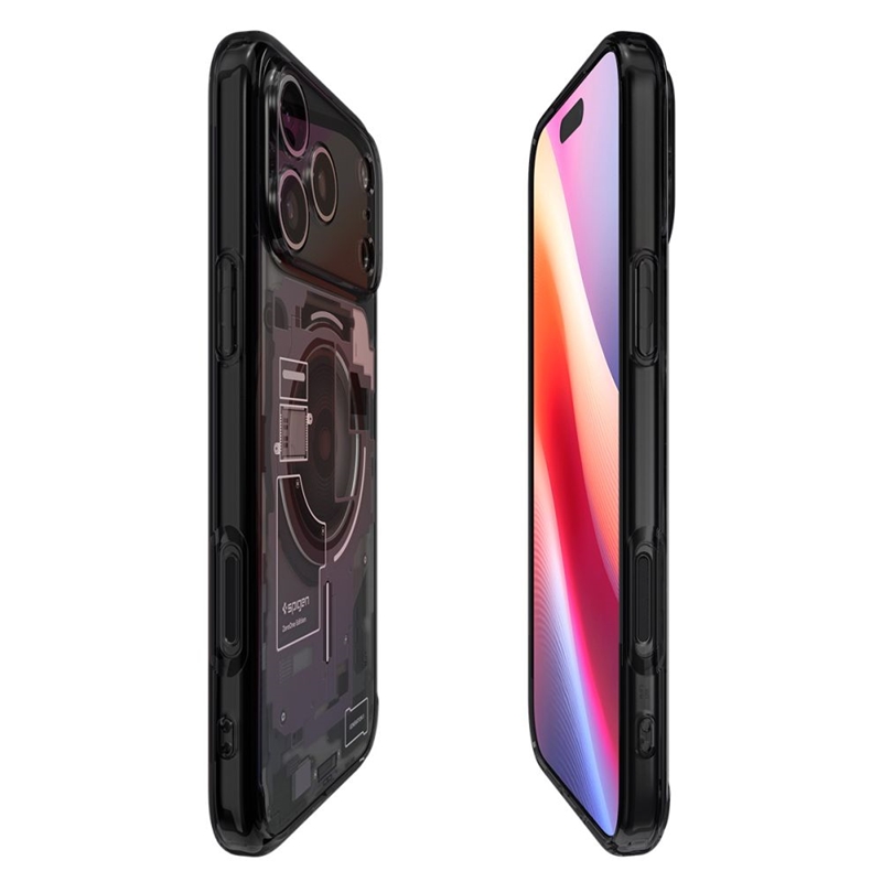 Spigen Ultra Hybrid Mag MagSafe - Etui do iPhone 17 Pro Max (Zero One Black)