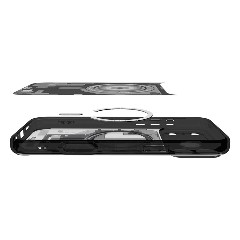 Spigen Ultra Hybrid Mag MagSafe - Etui do iPhone 17 Pro Max (Zero One Black)