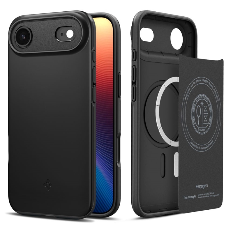 Spigen Thin Fit Mag MagSafe - Etui do iPhone Air (Black)
