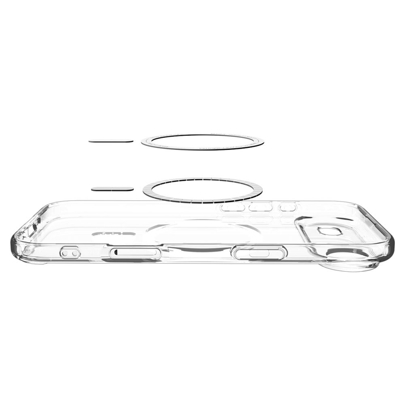 Spigen Ultra Hybrid Mag MagSafe - Etui do iPhone Air (Clear/White)