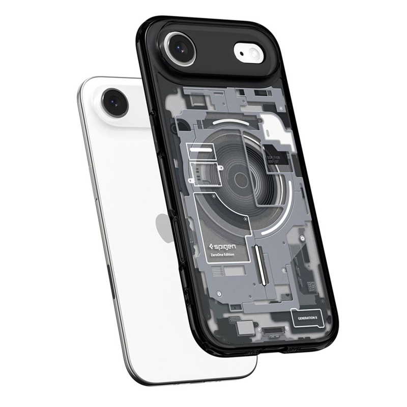 Spigen Ultra Hybrid Mag MagSafe - Etui do iPhone Air (Zero One Black)