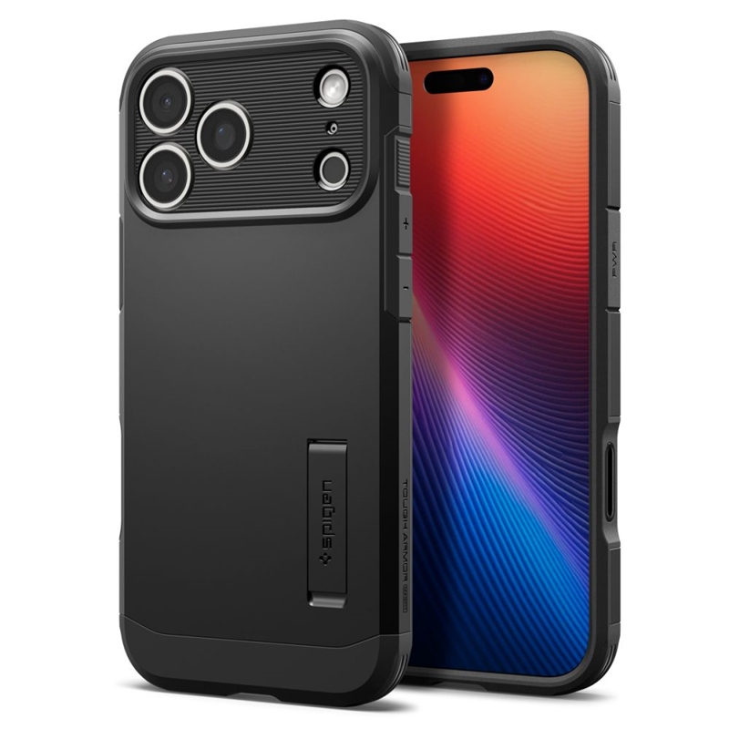 Spigen Tough Armor T Mag MagSafe - Etui do iPhone 17 Pro (Black)