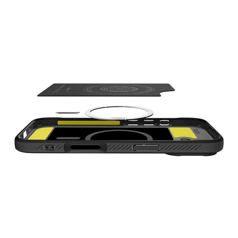 Spigen Rugged Armor Mag MagSafe - Etui do iPhone 17 (Matte Black)