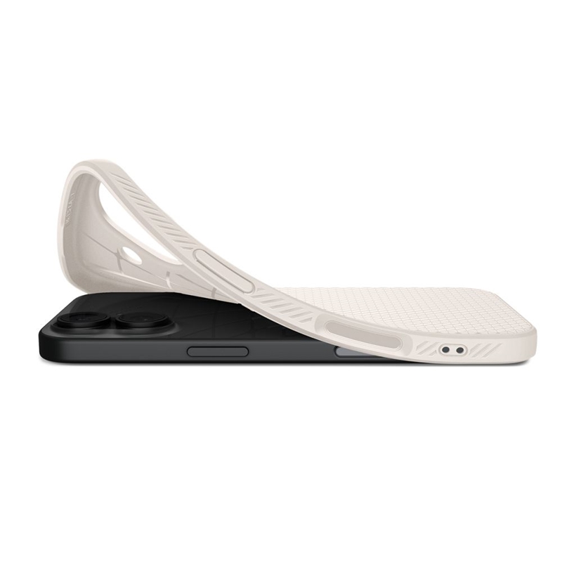Spigen Liquid Air - Etui do iPhone 17 (Natural Titanium)