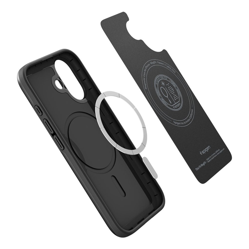 Spigen Thin Fit Mag MagSafe - Etui do iPhone 17 (Black)