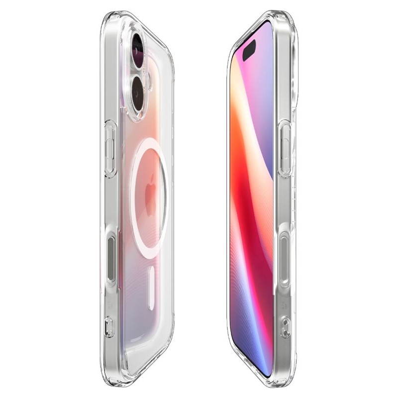 Spigen Ultra Hybrid Mag MagSafe - Etui do iPhone 17 (Clear/White)
