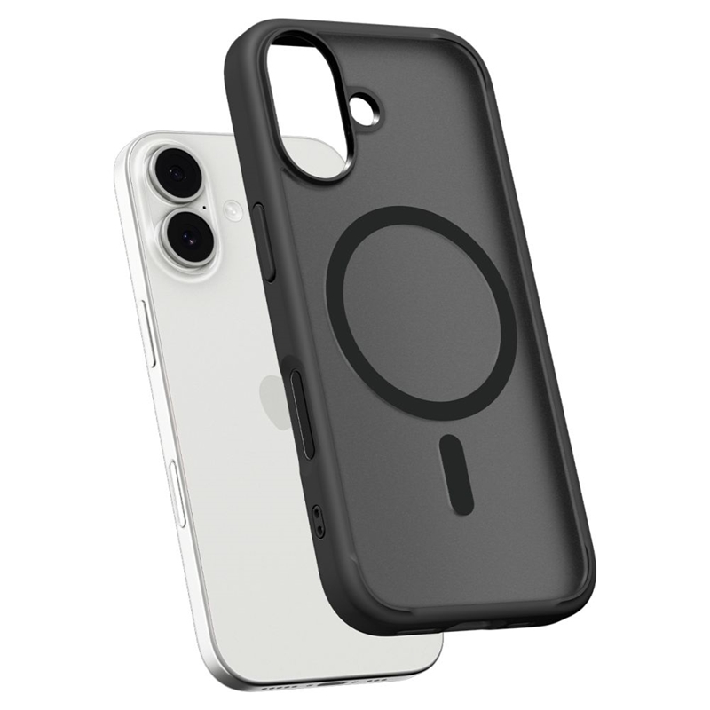 Spigen Ultra Hybrid Mag MagSafe - Etui do iPhone 17 (Frost Black)