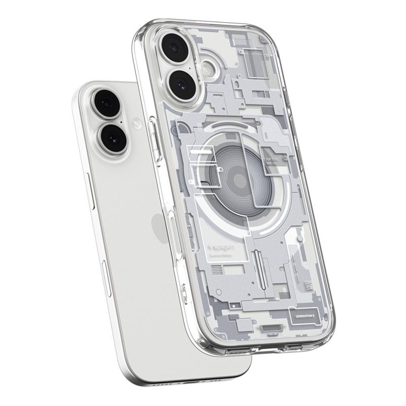 Spigen Ultra Hybrid Mag MagSafe - Etui do iPhone 17 (Zero One White)