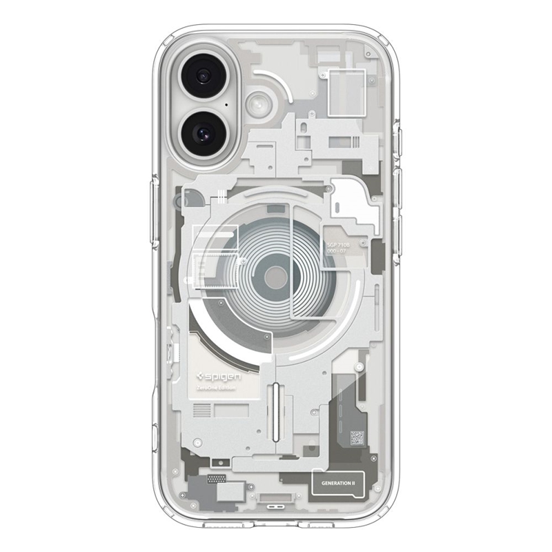 Spigen Ultra Hybrid Mag MagSafe - Etui do iPhone 17 (Zero One Natural Titanium)