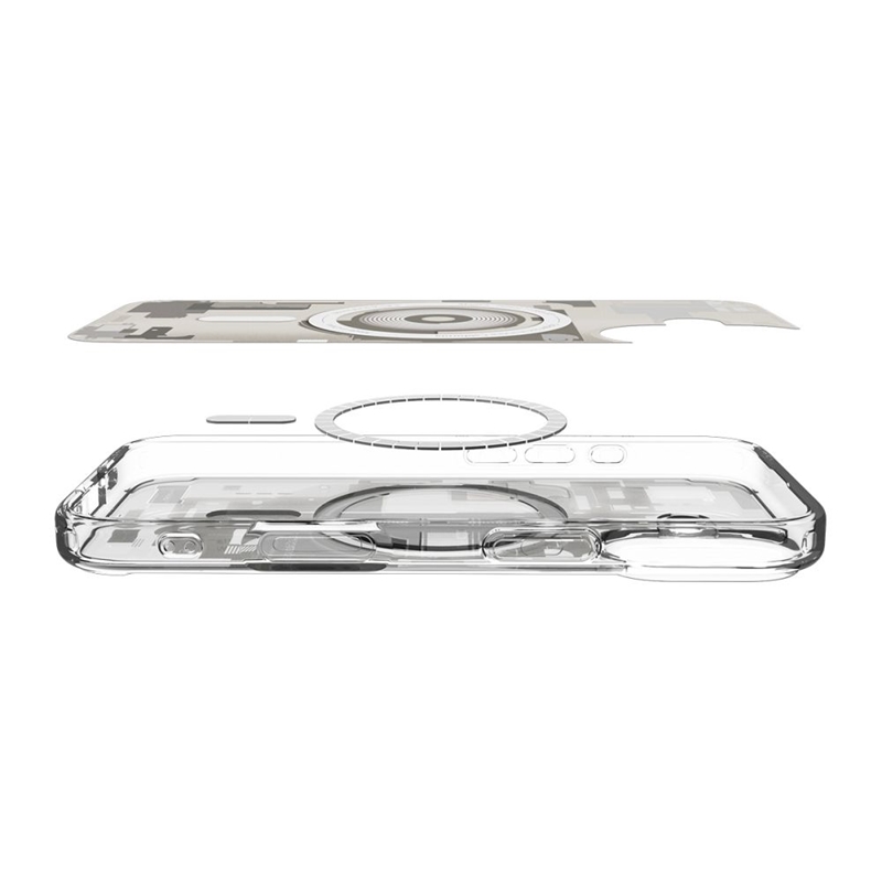 Spigen Ultra Hybrid Mag MagSafe - Etui do iPhone 17 (Zero One Natural Titanium)
