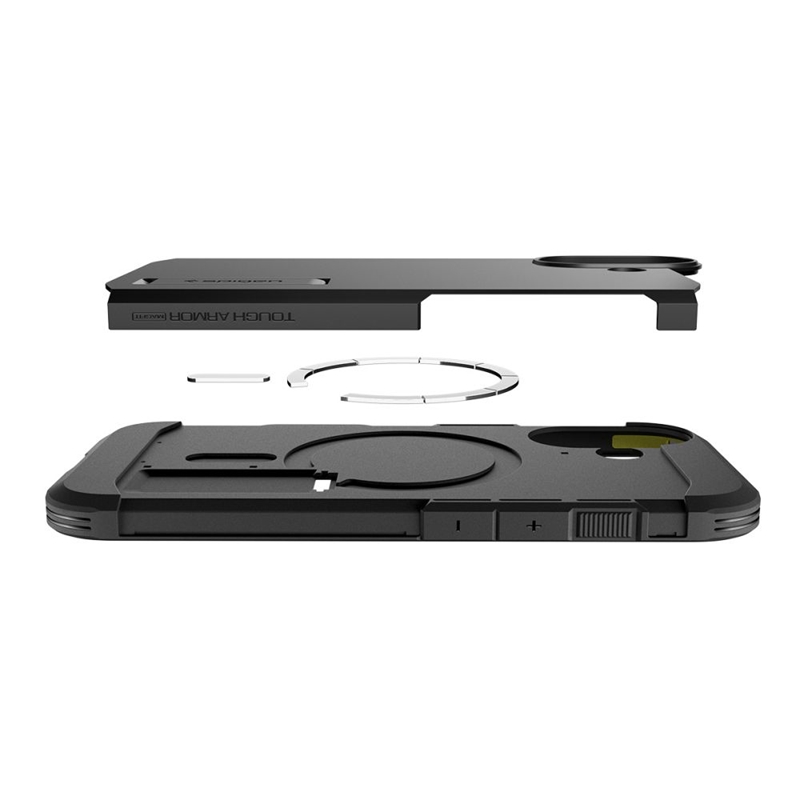 Spigen Tough Armor T Mag MagSafe - Etui do iPhone 17 (Black)
