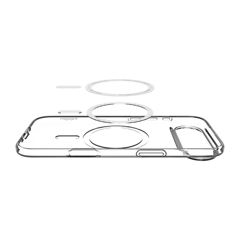 Spigen Liquid Crystal Mag MagSafe - Etui do iPhone Air (Clear/White)