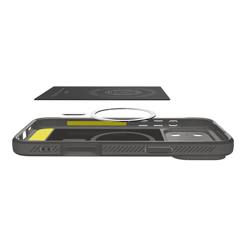 Spigen Rugged Armor Mag MagSafe - Etui do iPhone 17 Pro Max (Grey)