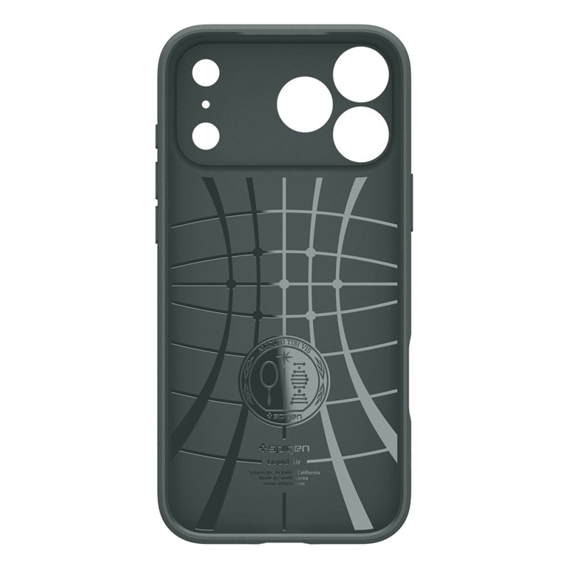 Spigen Liquid Air - Etui do iPhone 17 Pro (Abyss Green)