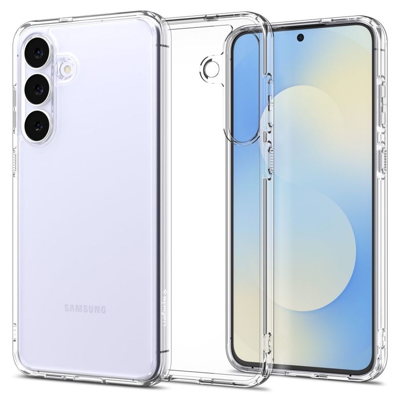 Spigen Ultra Hybrid - Etui do Samsung Galaxy S25 FE (Crystal Clear)