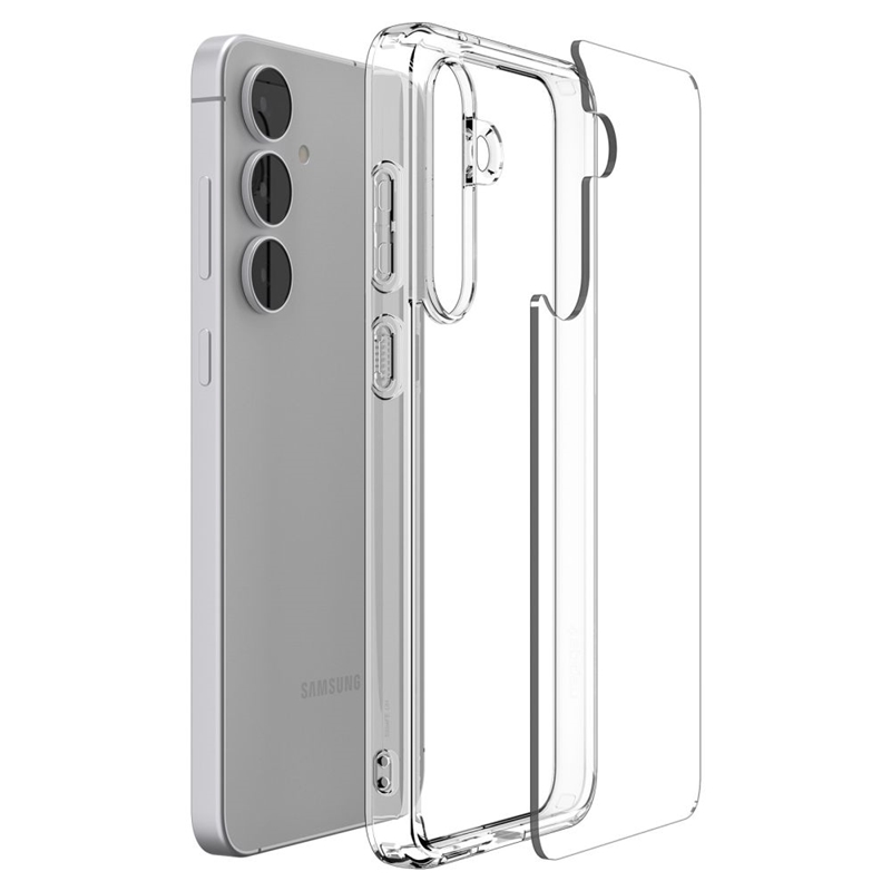 Spigen Ultra Hybrid - Etui do Samsung Galaxy S25 FE (Crystal Clear)