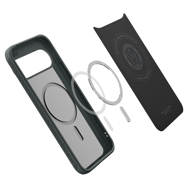 Spigen Liquid Air Mag MagSafe - Etui do Google Pixel 10 / 10 Pro (Abyss Green)