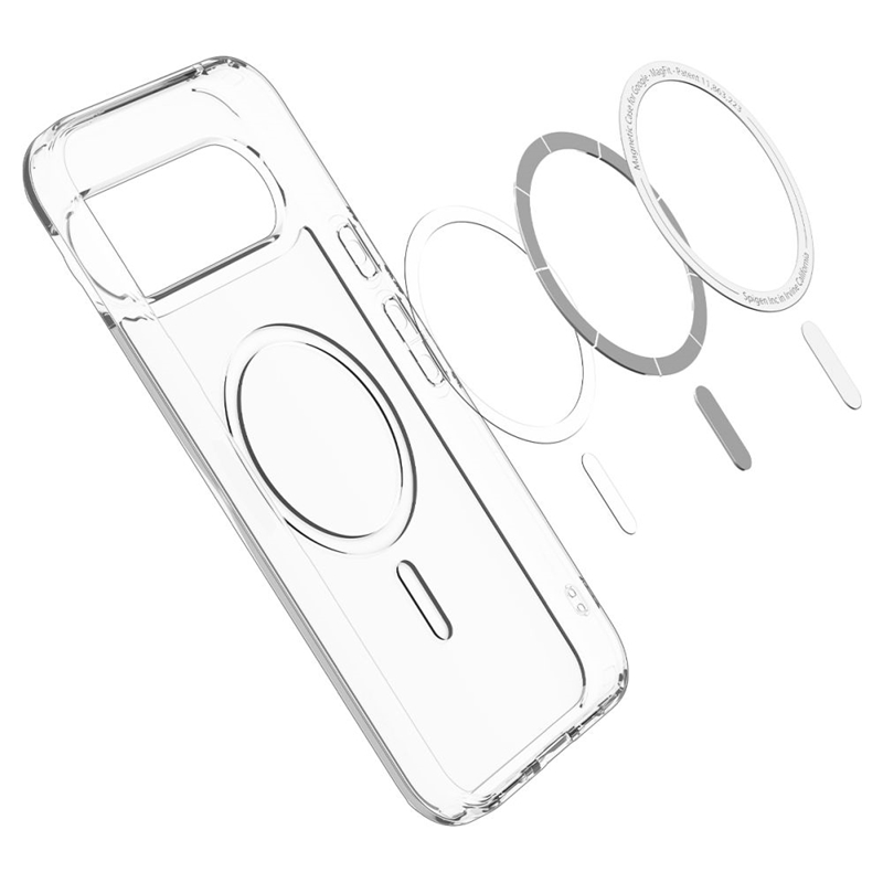 Spigen Ultra Hybrid Mag MagSafe - Etui do Google Pixel 10 / 10 Pro (Clear/White)