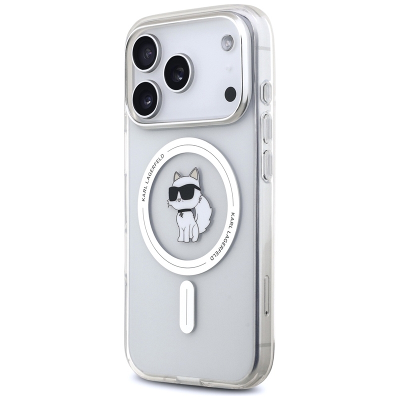 Karl Lagerfeld IML Choupette MagSafe - Etui iPhone 17 Pro (przezroczysty)