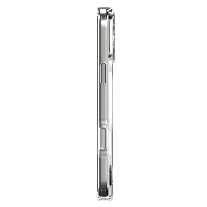 Spigen Ultra Hybrid S Mag MagSafe - Etui do iPhone 17 Pro (Clear/White)