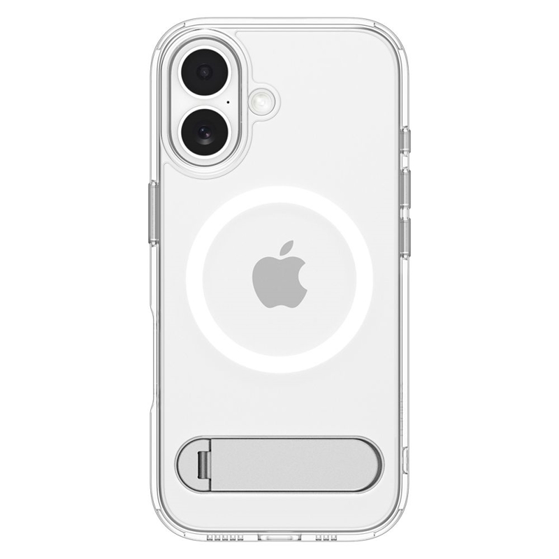 Spigen Ultra Hybrid S Mag MagSafe - Etui do iPhone 17 (Clear/White)