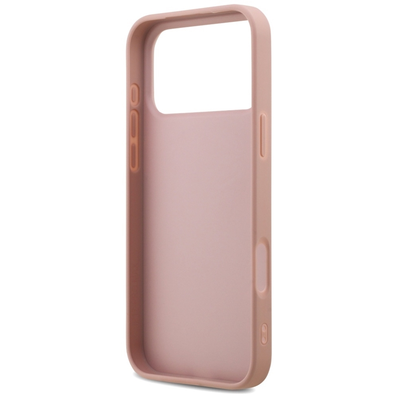 Guess Fixed Glitter Big 4G - Etui do iPhone 17 Pro Max (różowy)