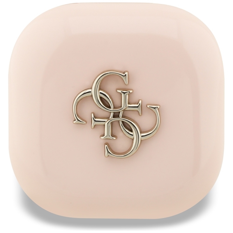 Guess 4G Metal Logo - Słuchawki Bluetooth TWS + etui ładujące (różowy)