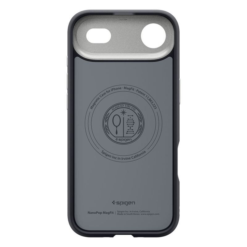Spigen Nano Pop Mag MagSafe - Etui do iPhone Air (Black Sesame)