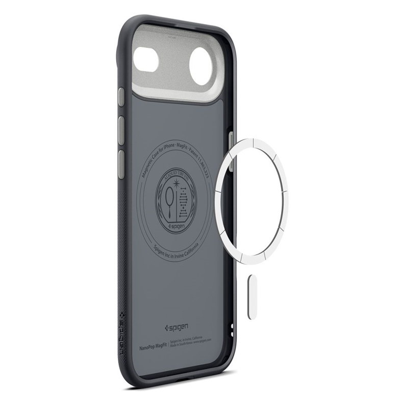 Spigen Nano Pop Mag MagSafe - Etui do iPhone Air (Black Sesame)