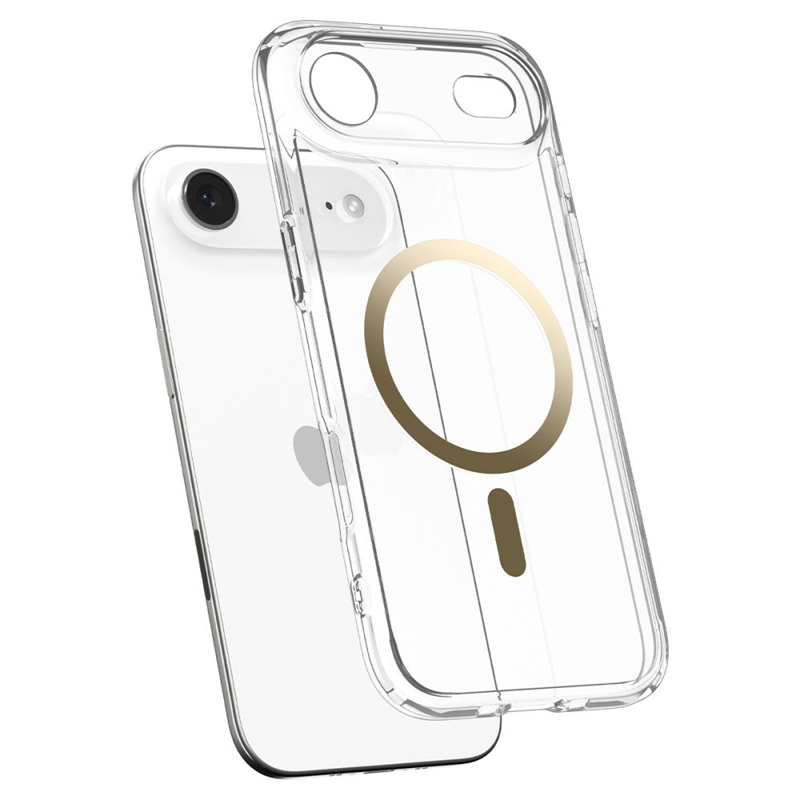 Spigen Ultra Hybrid Mag MagSafe - Etui do iPhone Air (Clear/Gold)
