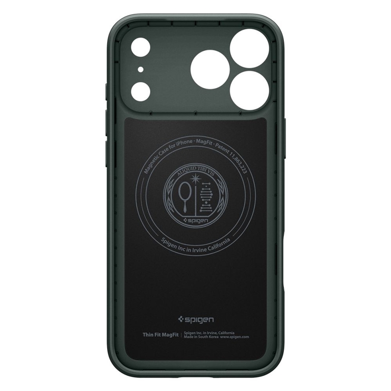 Spigen Thin Fit Mag MagSafe - Etui do iPhone 17 Pro Max (Abyss Green)