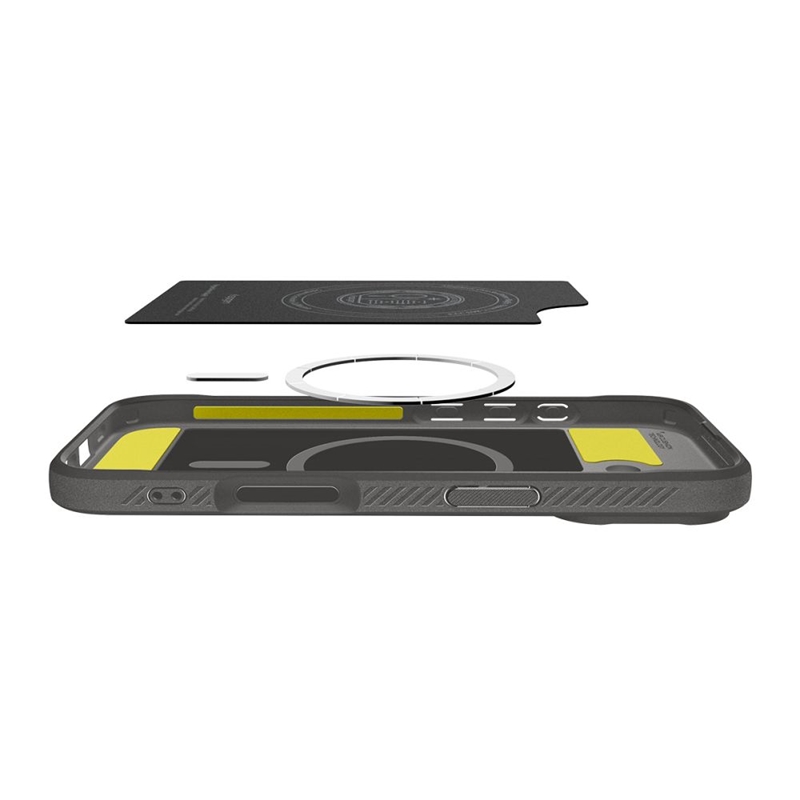 Spigen Rugged Armor Mag MagSafe - Etui do iPhone 17 (Grey)