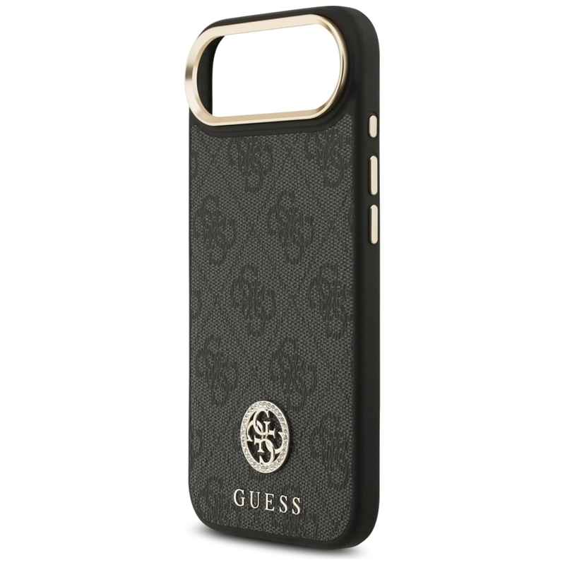 Guess 4G Strass Logo MagSafe - Etui iPhone Air (czarny)