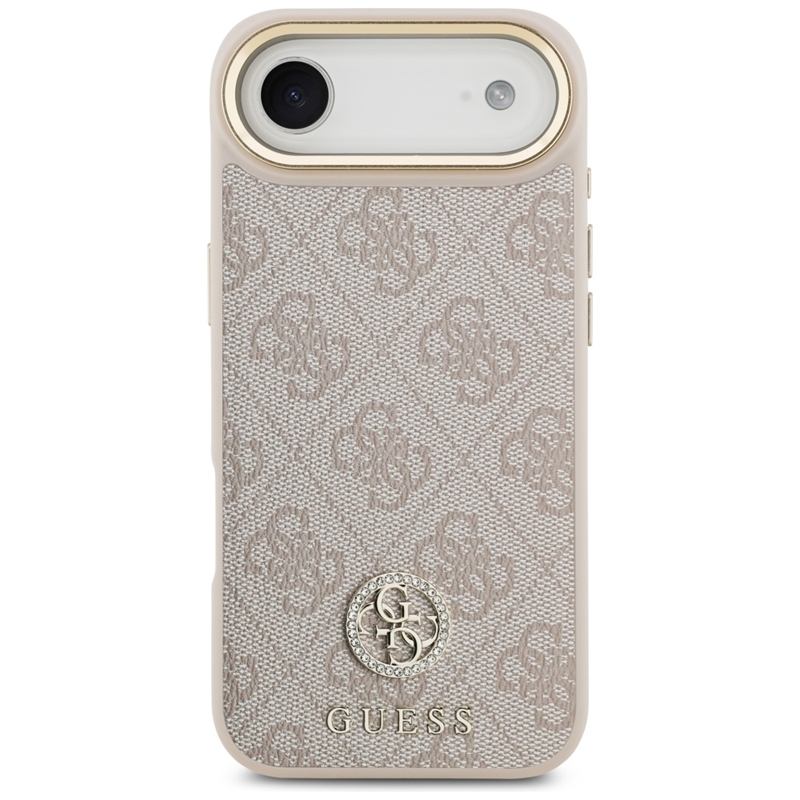 Guess 4G Strass Logo MagSafe - Etui iPhone Air (różowy)