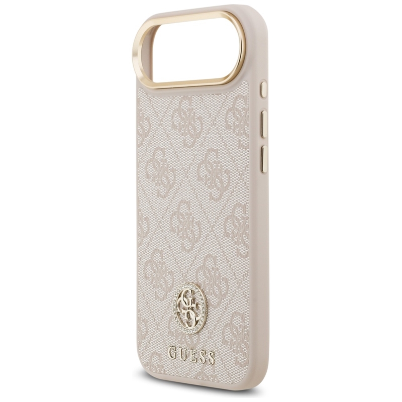 Guess 4G Strass Logo MagSafe - Etui iPhone Air (różowy)