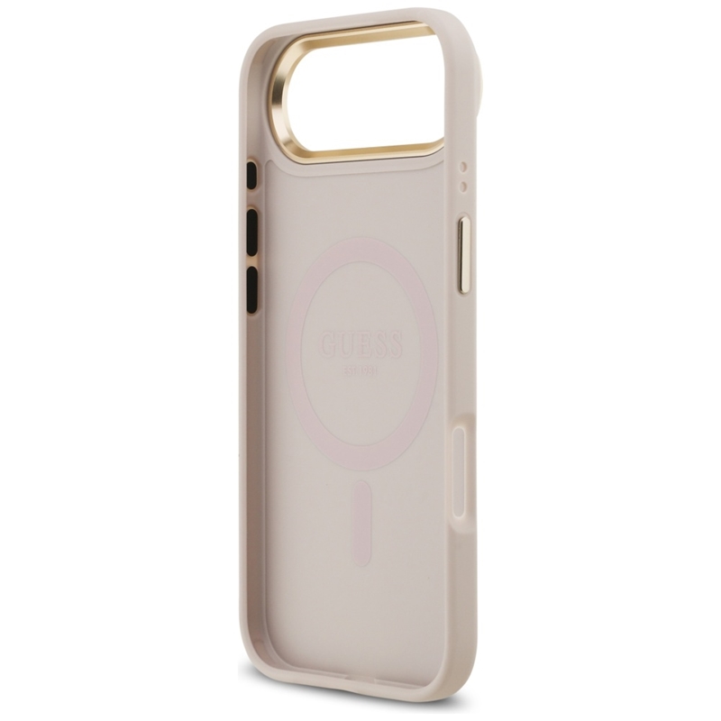 Guess 4G Strass Logo MagSafe - Etui iPhone Air (różowy)
