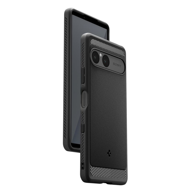 Spigen Rugged Armor - Etui do Sony Xperia 10 VII (Matte Black)