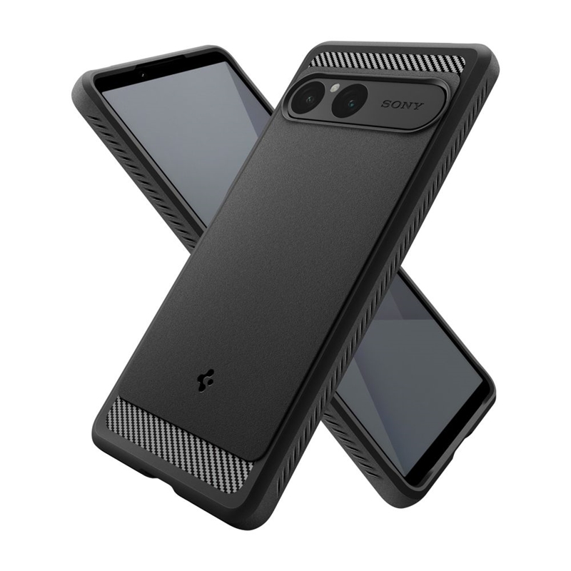 Spigen Rugged Armor - Etui do Sony Xperia 10 VII (Matte Black)