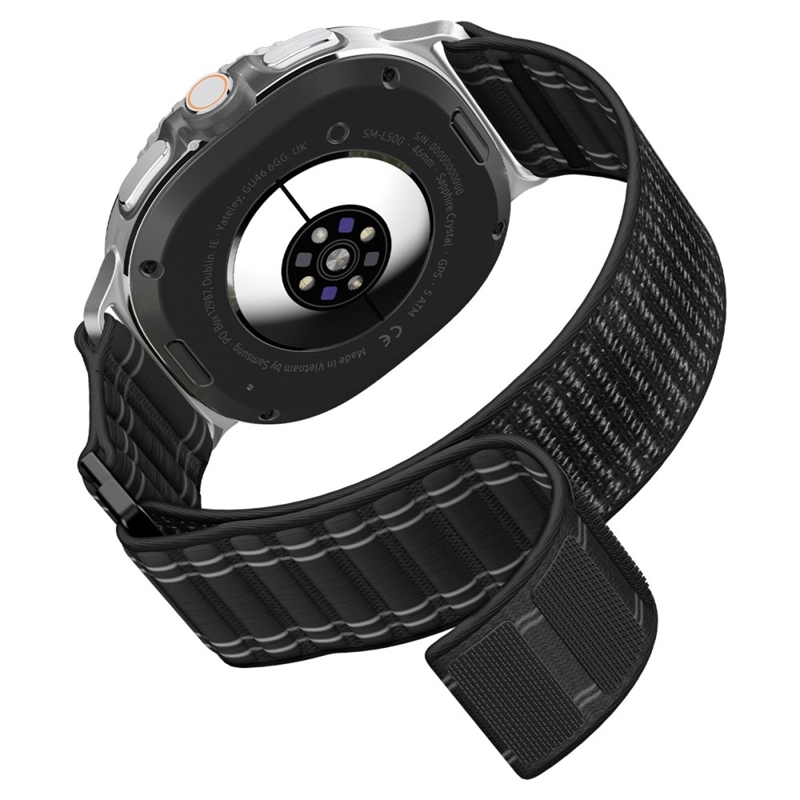 Spigen WBF0 Band - Pasek do Samsung Galaxy Watch 8 / 8 Classic 40 / 44 / 46 mm (Black)