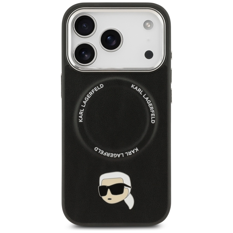 Karl Lagerfeld Karl Pin MagSafe - Etui iPhone 17 Pro Max (czarny)