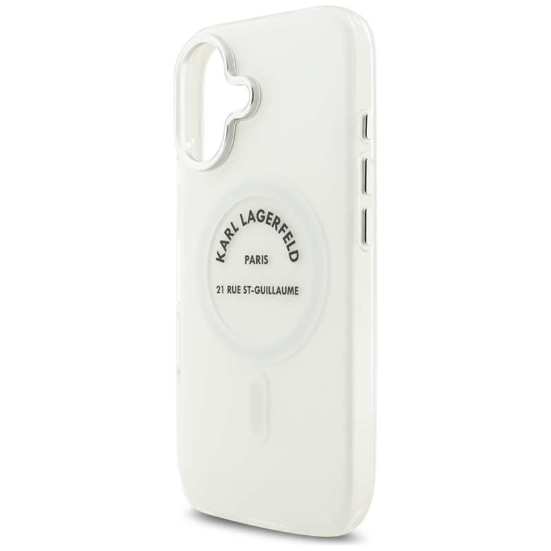 Karl Lagerfeld IML Karl RSG Logo MagSafe - Etui iPhone 17 (przezroczysty)