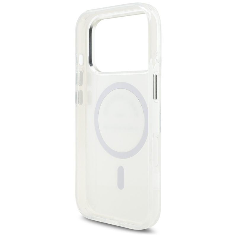 Karl Lagerfeld IML Karl RSG Logo MagSafe - Etui iPhone 17 Pro (przezroczysty)