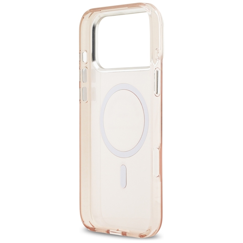 Karl Lagerfeld IML Karl RSG Logo MagSafe - Etui iPhone 17 Pro Max (różowy)