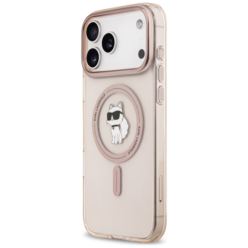 Karl Lagerfeld IML Choupette MagSafe - Etui iPhone 17 Pro Max (różowy)